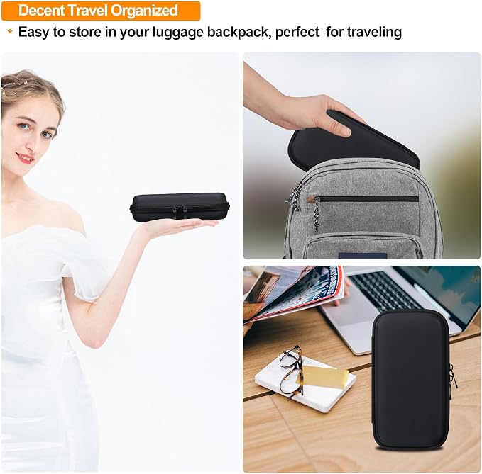 Elonbo Carrying Case for WELLST·G/TaddToy/Beijue/FAMILY POCKET/CCTU/X-JOYKIDS/GREENCREEK/Beico/KAVOYI/GuaiyeyeAP/TEBIYOU Handheld Game Console, Portable Electronic Gaming Player Bag, Black - Image 6