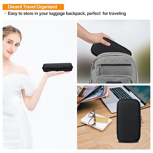 Elonbo Carrying Case for TaddToy/WELLST·G/Beijue/FAMILY POCKET/CCTU/X- JOYKIDS/GREENCREEK/Beico/KAVOYI/GuaiyeyeAP/TEBIYOU Handheld Game Console, Portable Electronic Gaming Player Bag, Black - Image 6