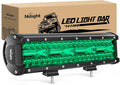 Nilight 12 Inch LED Light Bar 240 W Green by Nilight