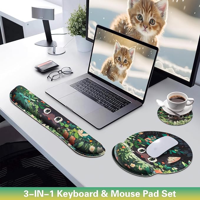 Ergonomic Keyboard Wrist Rest, Mouse Pad with Wrist Rest Anime - Image 2