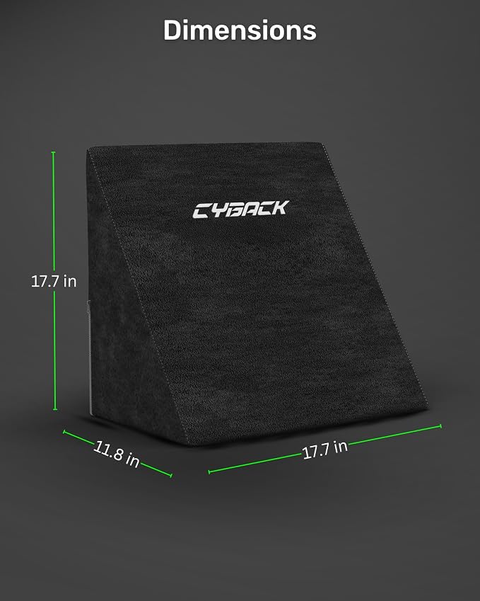 Couchmaster CYBACK, Ergonomic Gaming Lumbar Pillow with Memory Foam, Back Cushion for Optimal Comfort in Couch & Bed - Image 5