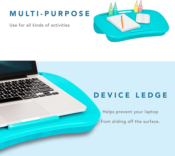 LAPGEAR MyDesk Lap Desk – Turquoise, 12-Pack, Fits 15.6” Laptops - Image 5