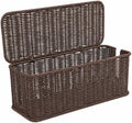 Cable Management Box, Handmade Rattan Cord Organizer for Power Strip by Cantalop