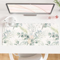 QiyI PU Leather Large Mouse Pad, Office Desk Mat, 31.5" x 11.8", Eucalyptus | Desk Décor Accessories, Extended Size, Waterproof & Easy to Clean, Smooth Surface, Non Slip Desk Organization by QIYI