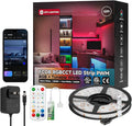 BTF-LIGHTING UL Listed RGBCCT COB LED Strip Light, DC24V 20FT RGB+Tunable White 3000K-6000K Color Changing LED Strip Light, with Remote/Bluetooth Music Controller for Home Party Indoor DIY Lighting by BTF-LIGHTING