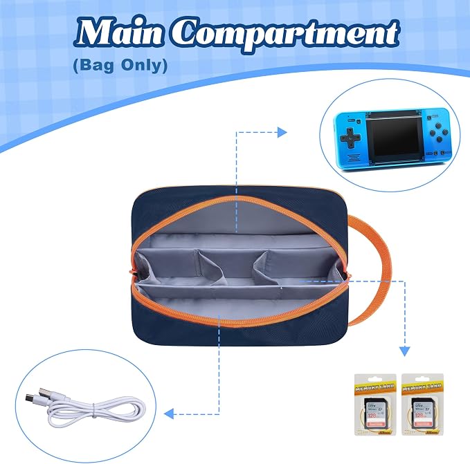 CURMIO Travel Case Compatible with WELLSTG/TaddToy Handheld Game - Image 2