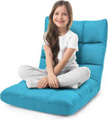 ERGOMASTER Video Gaming Floor Chair with Adjustable 14-Position Memory Foam, Folding Floor Sofa Chair Lounger Folding Sleeper Bed Couch Recliner for Reading Gaming Meditating, Fully Assembled by ERGOMASTER