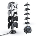 MANMUVIMO Headphone Controller Storage Holder for Desk 4 Tiers with Anti-Slip Stable Suction Cup, Controller Holder, Universal Gaming Desk Accessories for PS5/PS4/Xbox Series/Xbox One by MANMUVIMO