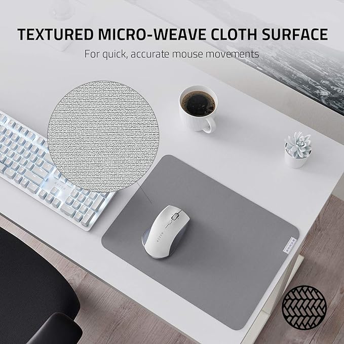 Razer Pro Glide, Thick, High-Density Foam, Non-Slip Base, Medium | Textured Micro-Weave Cloth Surface - Image 2