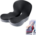 Orthopedic Cushion, Seat Cushion - Car Cushion with L Shaped Ergonomic Design, Memory Foam Seat Cushion for Office Chair, Car and Gaming Seat by Unknown