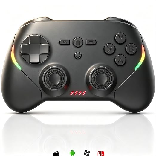 Megadream Phone Controller for PC/Switch 2|Swith/Android/iPad/Tablet/iPhone Controller - RGB light - Hall Effect Trigger/Joystick - Call of Duty, Roblox, Genshin Impact, Direct Play by Megadream-AlwaysFocusonGamingAccessories
