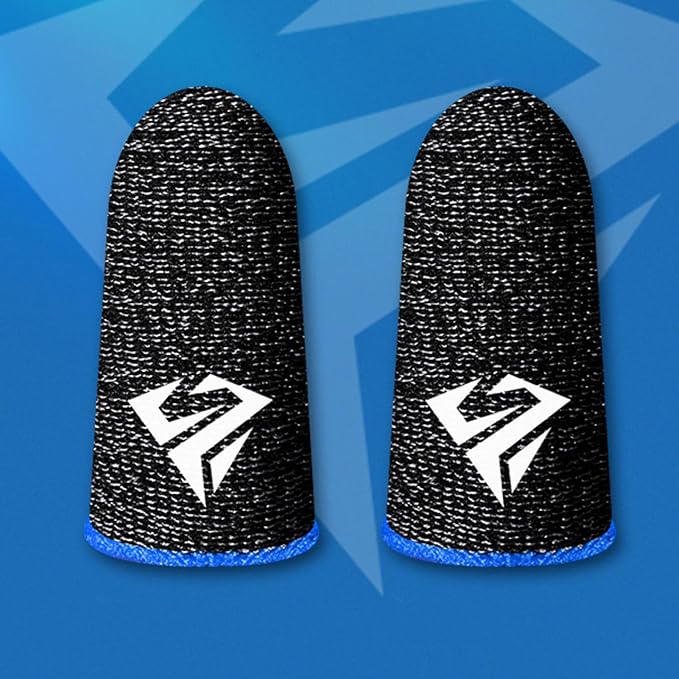 Gaming Finger Gloves Gaming Finger Sleeves Anti-Slip Sweatproof Ultra-Thin Touch Screen Gloves Fingertip Cover for Mobile Game Gaming Finger Gloves Gaming Thumb Sleeves - Image 7
