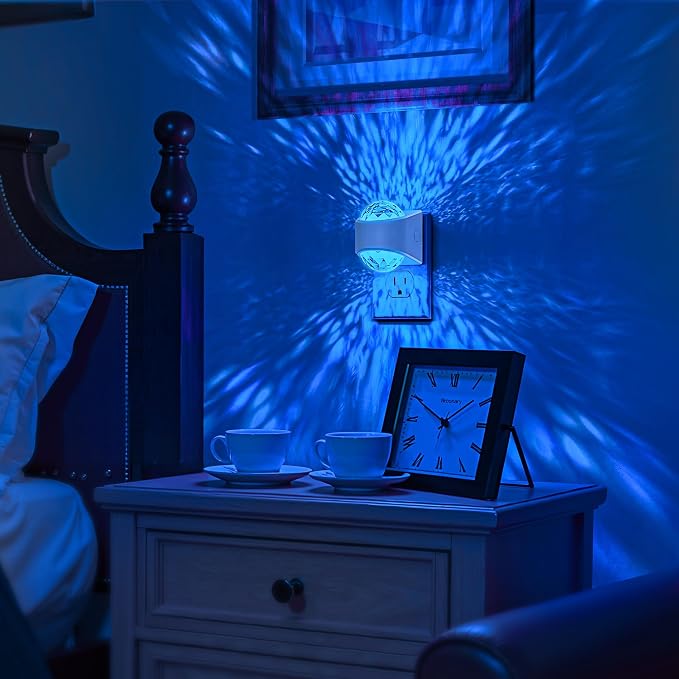 Briignite Night Lights Plug into Wall, Night Light Projector 9-Color RGB - Image 6