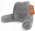 Sasttie Reading Pillow for Bed, Back Pillow for Sitting Up, Dark Grey by SASTTIE