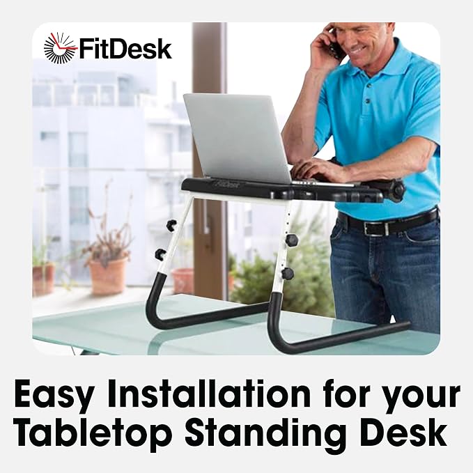FitDesk Clamp-On Extender for 3.0 Exercise Bike & Standing Desk Attachment - Image 6