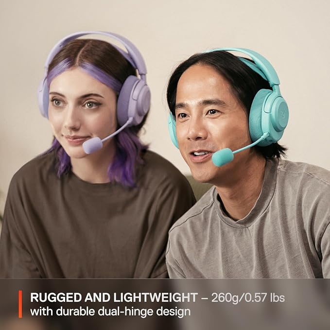 SteelSeries Arctis Nova 3X Wireless Multi-Platform Gaming Headset — Mobile App Control — 40 HR Battery — Neodymium Magnetic Drivers — 2.4GHz/Bluetooth — Xbox, PS5, PC, Switch, Mobile — Aqua - Image 5