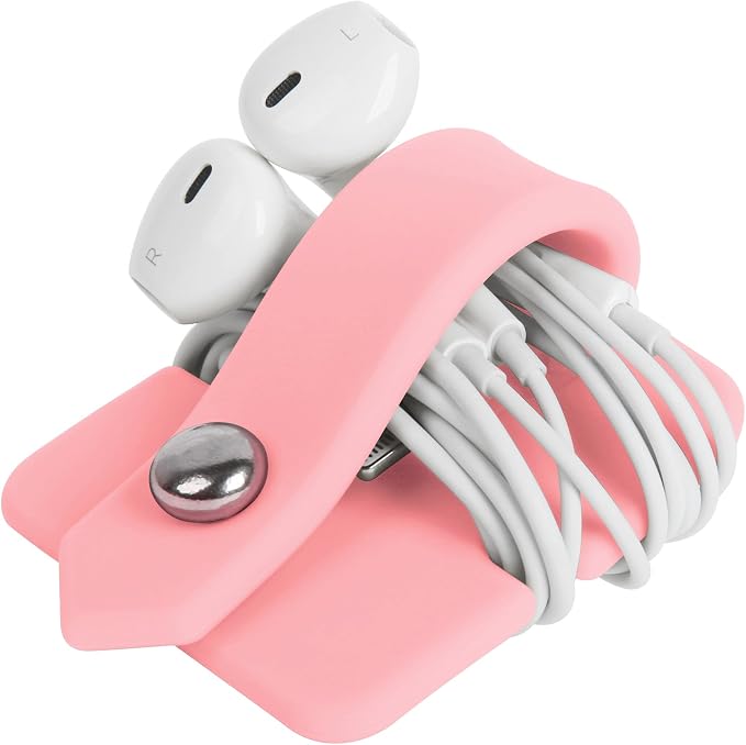 Cord Organizer Earbuds Holder Earphones Wrap Headset Headphone Wrap Winder Cord Manager Cable Winder Set of 2 - Image 4