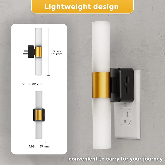 L LOHAS LED Night Light, 2 Pack Night Lights Plug into Wall - Image 4