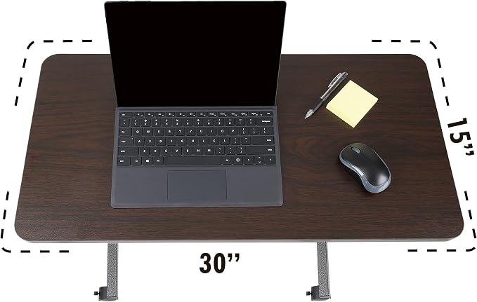 Roscoe Medical Hospital Bed Table, Rolling Overbed Table, Laptop Tables for Recliner, Bed, Bedside and Sofa - Computer Tables, Hospital Tray, Adjustable with Wheels and Secure Height Adjustment - Image 3