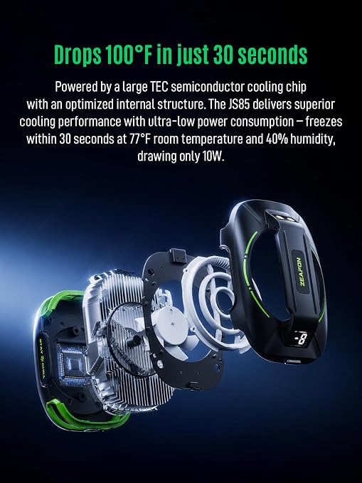 Cordless Magnetic Gaming Phone Cooler with 3000mAh Battery 30s Rapid Freeze - Image 5