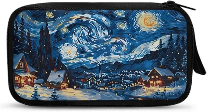 Cottage Travel Cord Organizer Case Tech Pouch Electronic Accessories Carry Case Storage Bag Travel Bag Cable Organizer for Charger Earphone Phone Cord Cable - Image 8