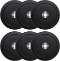 CAP 2-inch Olympic Bumper Plate Weight Set | 100-370 lbs | Multiple Colors | Storage Rack Optional by CAP