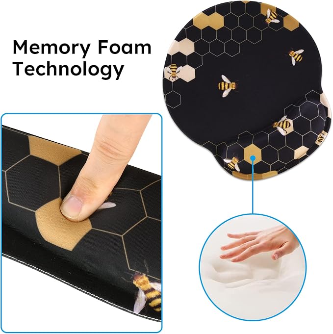 iCasso Honeycomb Mousepad 35.4"x15.7", Desk Protector for Workspace - Image 8