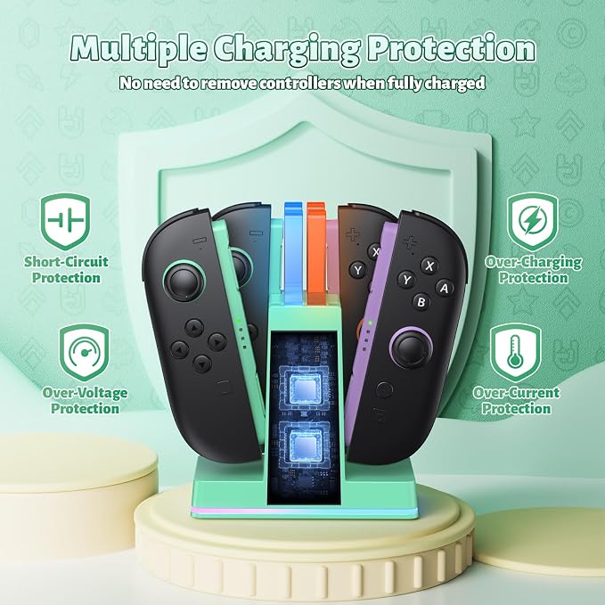 FASTSNAIL Switch 2 Controller Charger Dock for Nintendo Switch 2 for JoyCon - Image 6