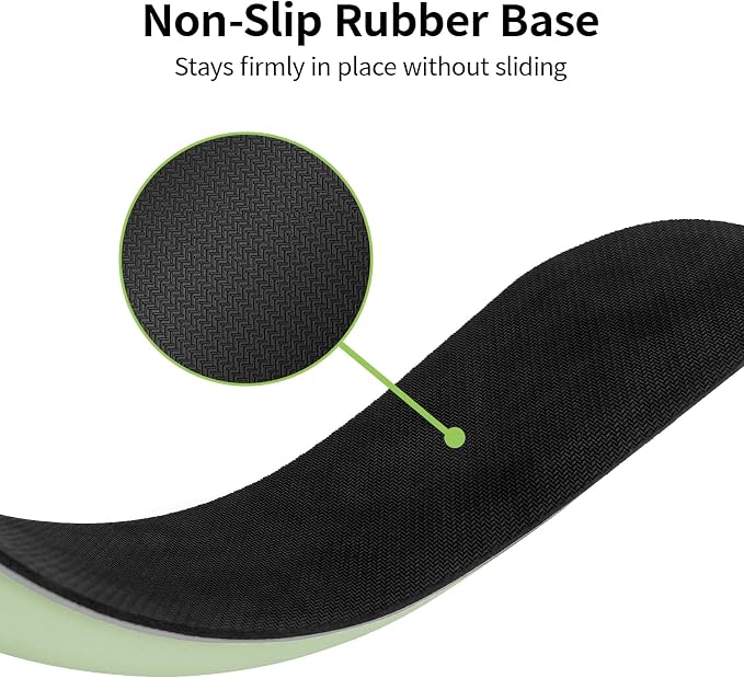 Bloss 2 Green Wrist Rest for Mouse & Keyboard, Ergonomic Wrist Support - Image 6