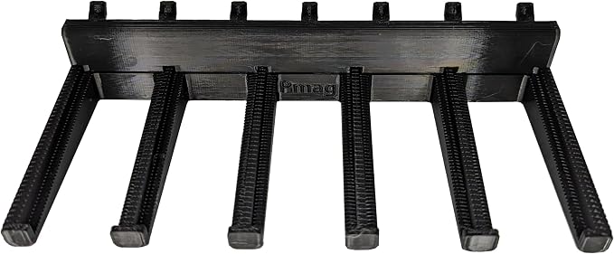Hammy3DPrints Mount for Pmag Mags - Pegboard/Metal Pegboard/Skadis/etc. | Magazine Holder Storage Rack - Image 3
