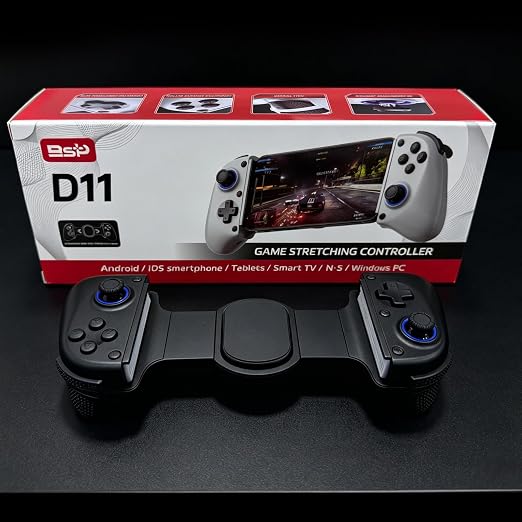 Joso Wireless Game Controller for iPhone/iPad/Android, Phone Controller for Android/iOS/Switch with Hall Effect Triggers, 2 Programmable Back Buttons, Dual Vibration & Turbo, Support Phone Case - Image 9