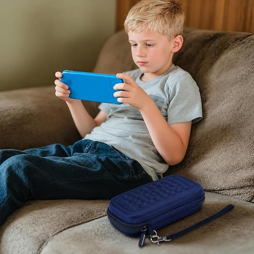 Case for WELLST·G Handheld Game for Kids Adults, Universal fit for TaddToy/ for Beijue 16-Bit Handheld Console - Retro Video Games Travel Storage Cover Bag, Portable Electronic Organizer Holder (Royal Blue) - Image 8