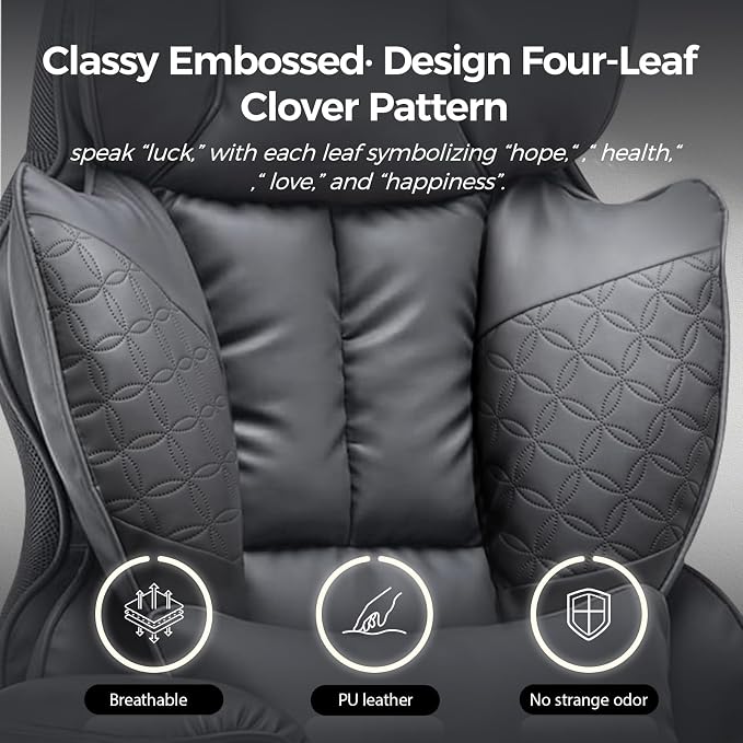 COMHOMA Big and Tall Office Chair Heavy Duty Wide Ergonomic Gaming Chair with Deluxe Embossing Designed Leather with Foot Rest,150°Reclining Adjustable Armrests Pocket Spring Back Support and Pillow - Image 5