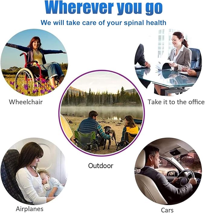 Gel Seat Cushion for Long Sitting Pressure Relief (Super Large&Thick) - Wheelchair Cushion for Pressure Sores, Coccyx, Sciatica, Back Pain Relief - Non-Slip Butt Pillow for Office, Home, Car - Image 7