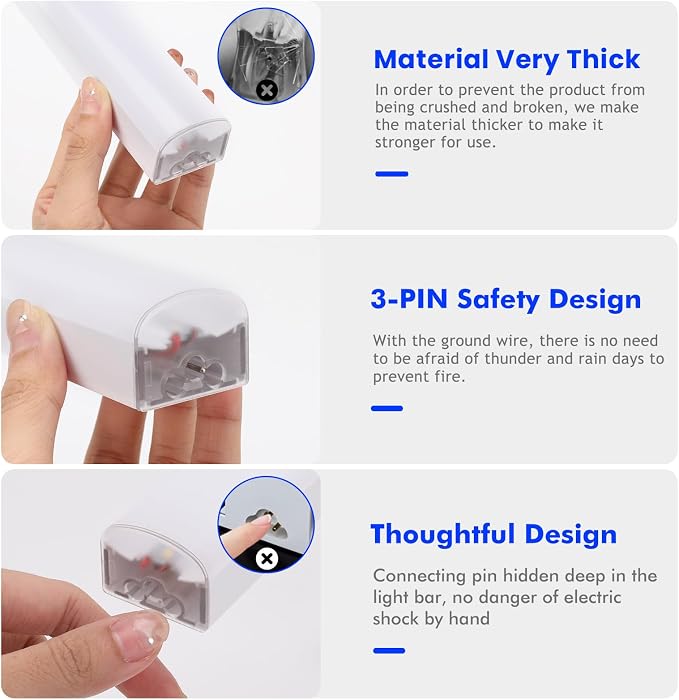 LZHOME LED Hexagon Garage Lights: 15900LM Super Bright 3 Hexagon LED Lights Car Detailing Hexagonal Light for Garage Workshop Warehouse Basement Gym - Image 8