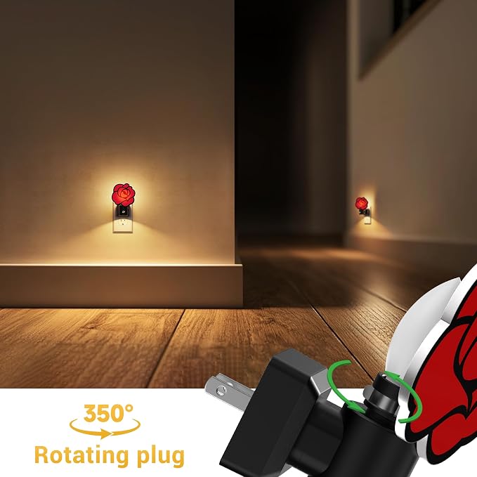 L LOHAS LED Night Lights Plug into Wall, Night Light with Light Sensor - Image 4