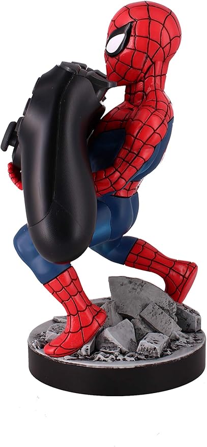Exquisite Gaming: Marvel: The Amazing Spider-Man - Original Mobile Phone & Gaming Controller Holder, Device Stand, Cable Guys, Licensed Figure 8 Inch - Image 8