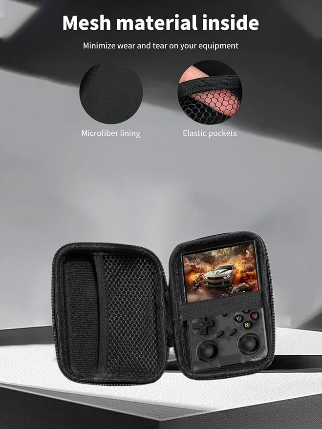 Case for G350 Retro Game Console,NOUKAJU Storage Box,Portable Travel Carrying Protective Storage Case,Protective Case for G350 Retro Handheld Game Console(Grey) - Image 5