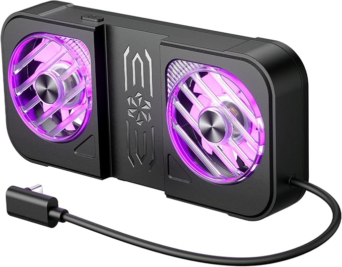 JSAUX Cooling Fan for PC0111 ROG Ally X ModCase, USB C Powered Cooler by JSAUX