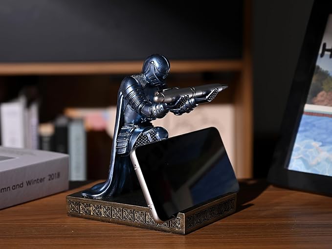 Windbreaker Soldier Knight Pen Holder Personalized Desk Accessory Blue - Image 3