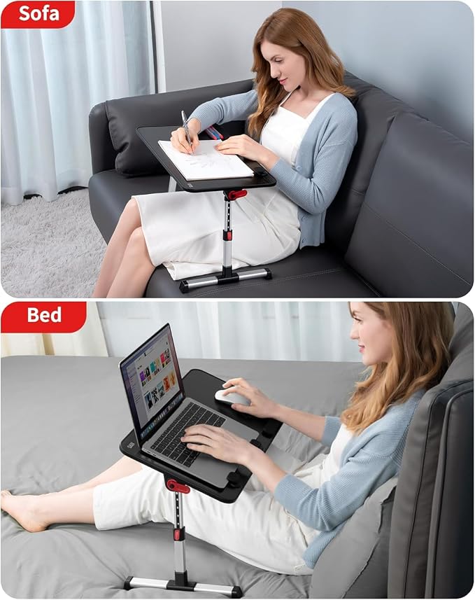 Laptop Desk Table, SAIJI Adjustable Laptop Stand, Portable Lap Desks - Image 7