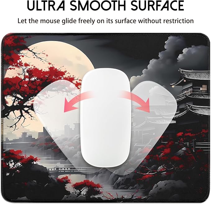 FreeNook Mouse Pad Gaming Mousepad,Small Mousepads for Keyboard and Mouse with Non-Slip Rubber Base,Suitable for School,Office,Home,10.2 x 8.3 Inch - Image 5