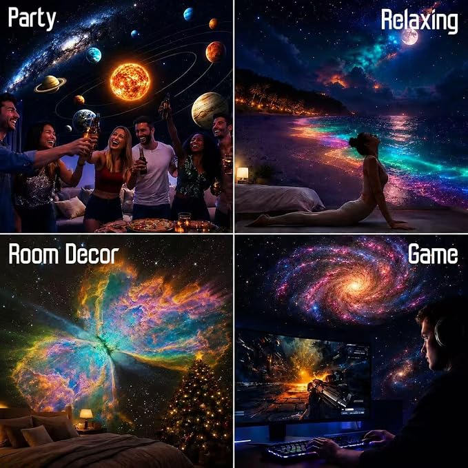 Galaxy Star Projector Northern Night Lights for Bedroom Decor Gifts - Image 4