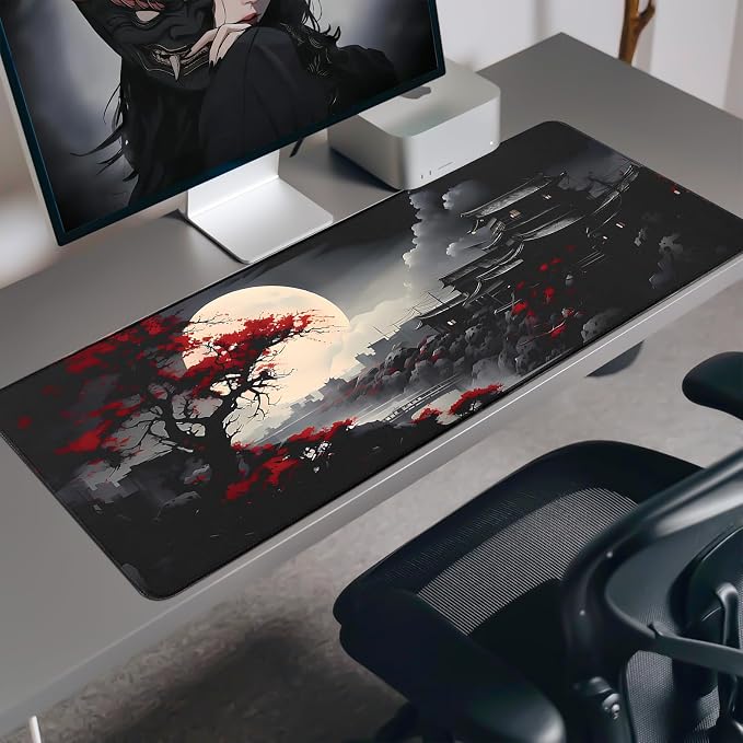 FreeNook Mouse Pad Gaming Mousepad,Large Mousepads for Keyboard and Mouse with Non-Slip Rubber Base,Suitable for School,Office,Home,35.4 x 15.7 Inch - Image 7