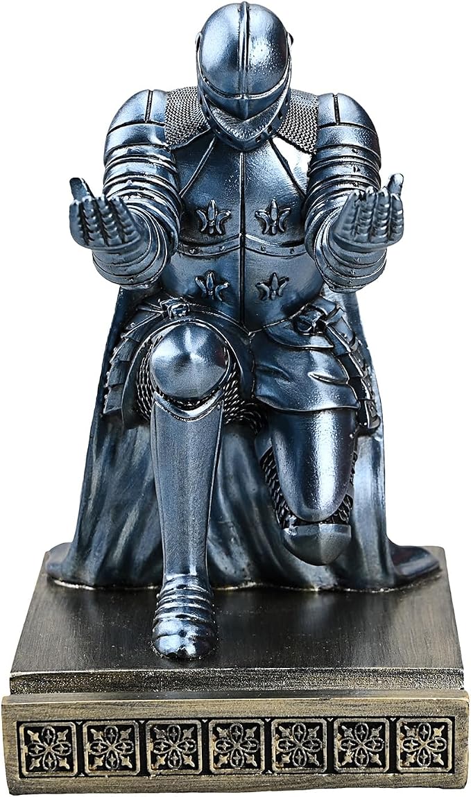 Windbreaker Soldier Knight Pen Holder Personalized Desk Accessory Blue - Image 6