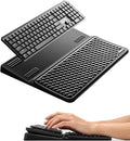 Vaydeer Keyboard Wrist Rest for Computer, Ergonomic Large Keyboard Mat Pad with Wrist Support, Soft Memory Foam Keyboard Stand for Desktop Gaming Home Office Carpal Tunnel Pain Relief by Vaydeer