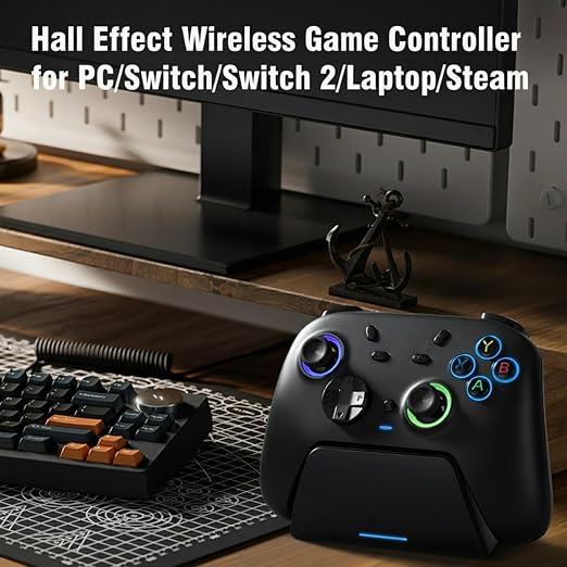Wireless PC Controller for Windows/Switch 1,2/Android with Charging Dock - Image 2