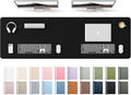 YSAGi Leather Desk Protector, Office Mat, Large Mouse Mat, Non-Slip PU Leather Blotter, Laptop Desk Mat, Waterproof Writing Pad for Office and Home(Black, 63" x 17.2") by YSAGi