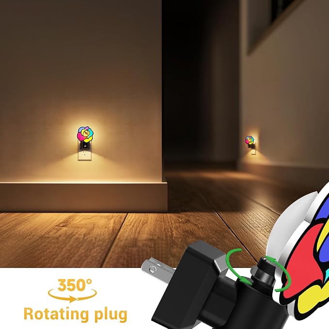 L LOHAS LED Night Lights Plug into Wall, Night Light with Light Sensor - Image 4