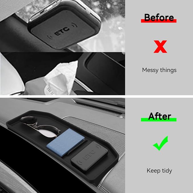 LUCKEASY Screen Storage Box for Hyundai Santa Fe 2026 2025 2024 - Image 4